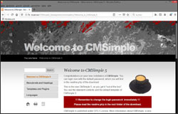 CMSimple 5 Screenshot